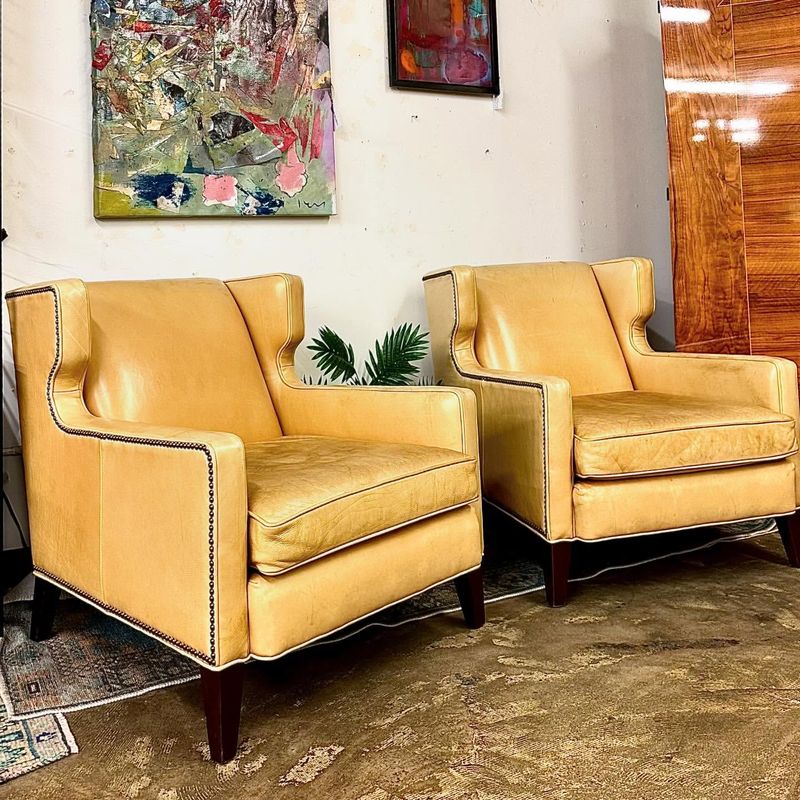 Leather Armchairs