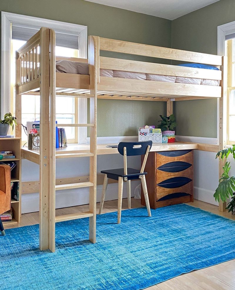 Loft Bed with Desk