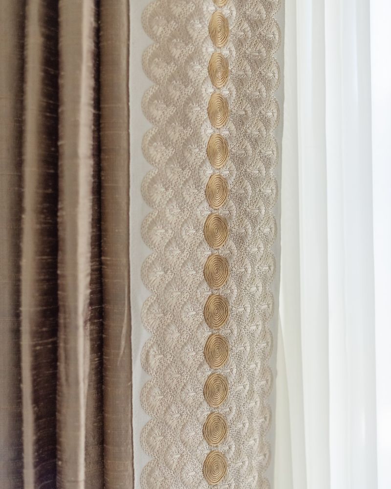 Luxurious Silk Drapes