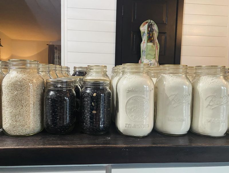 Mason Jar Storage