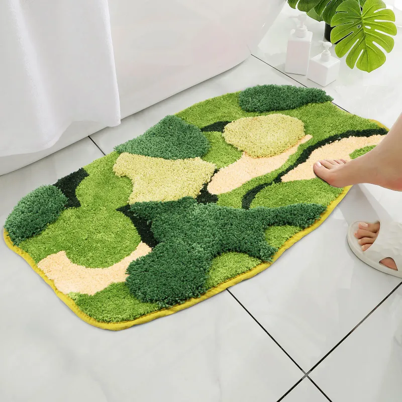 Moss Green Bath Mat