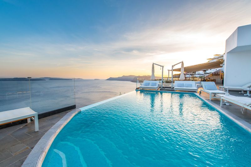 Oceanfront Oasis in Santorini, Greece