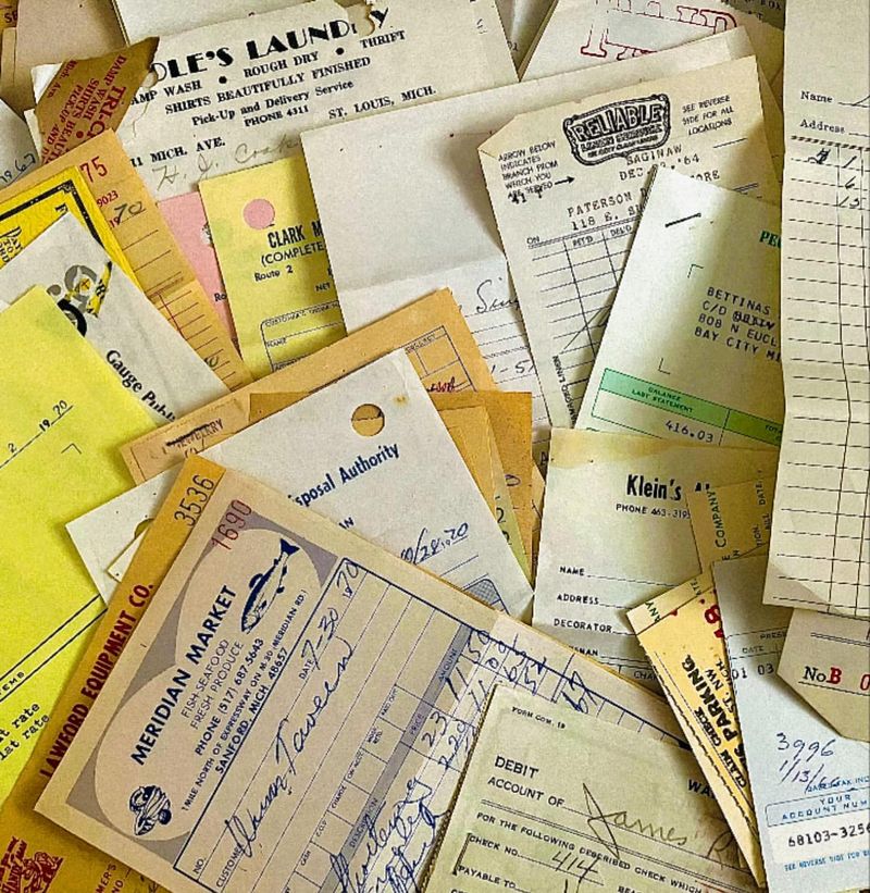 Old Receipts