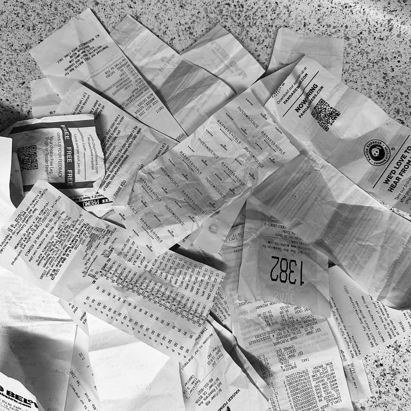 Old Receipts