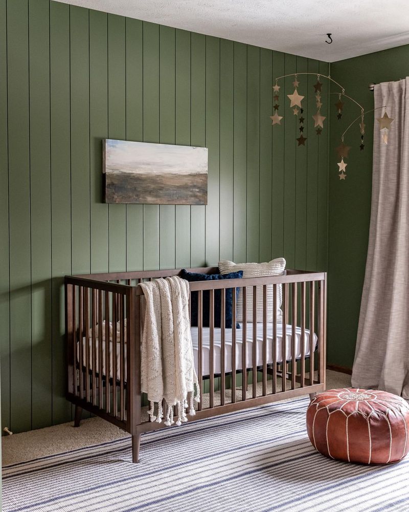 Olive Green Rustic Nursery