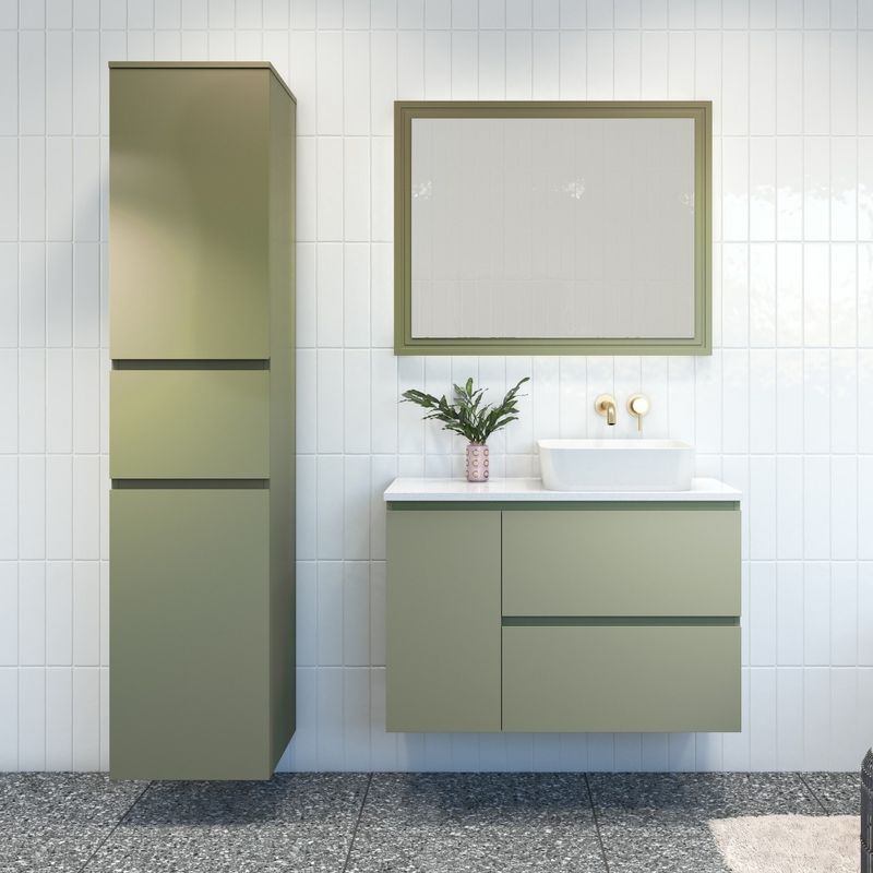 Olive Green Vanity