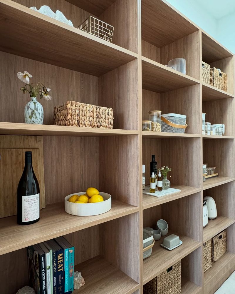 Open Shelving Display