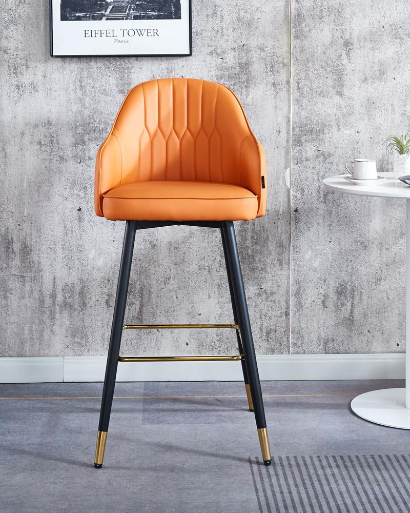 Orange Bar Stools