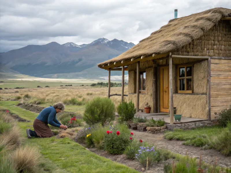 Patagonian Straw Bale House