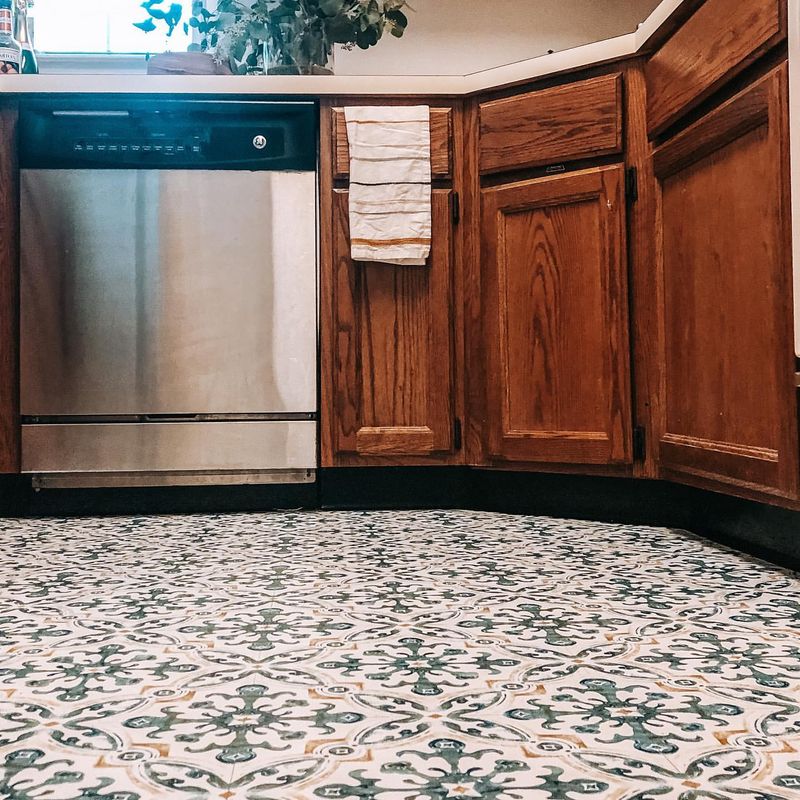 Patterned Linoleum Floors