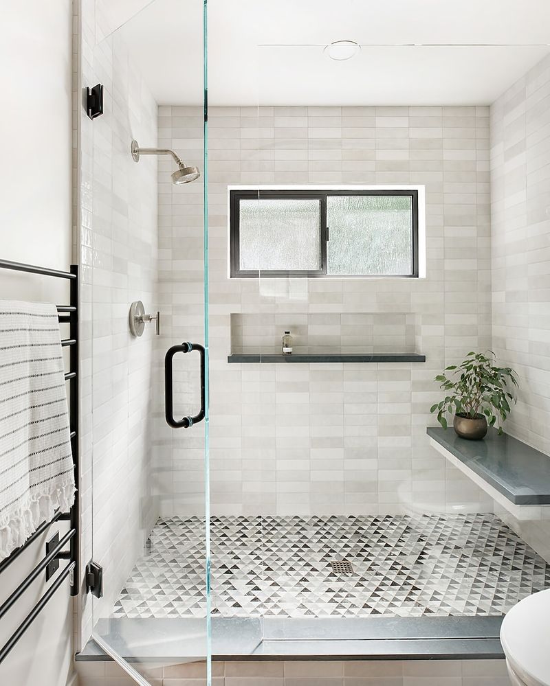 Patterned Shower Floors