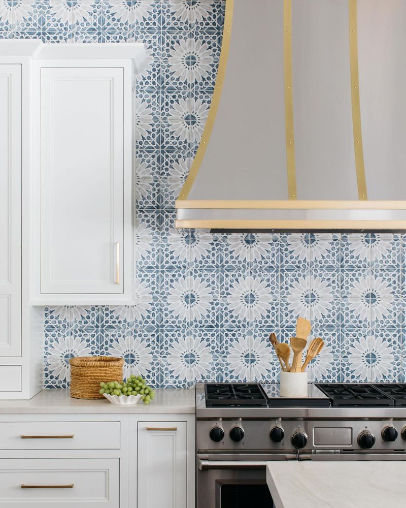 Patterned Tile Backsplash