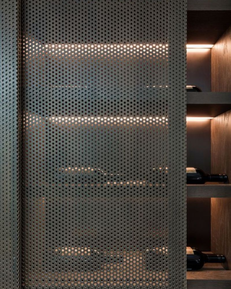 Perforated Metal Door