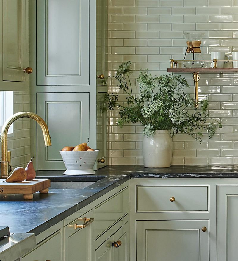 Pistachio Kitchen Backsplash