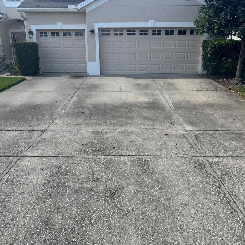 Power Wash Driveway