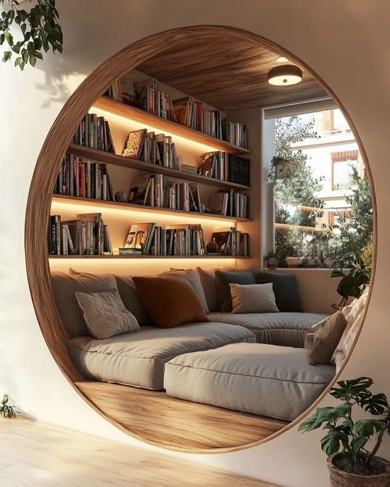 Private Library Sanctuary