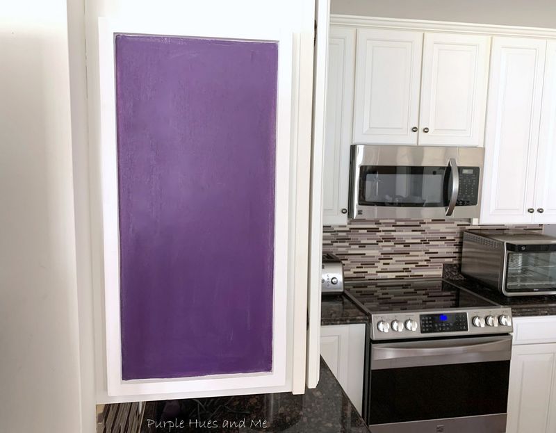 Purple Chalkboard Wall