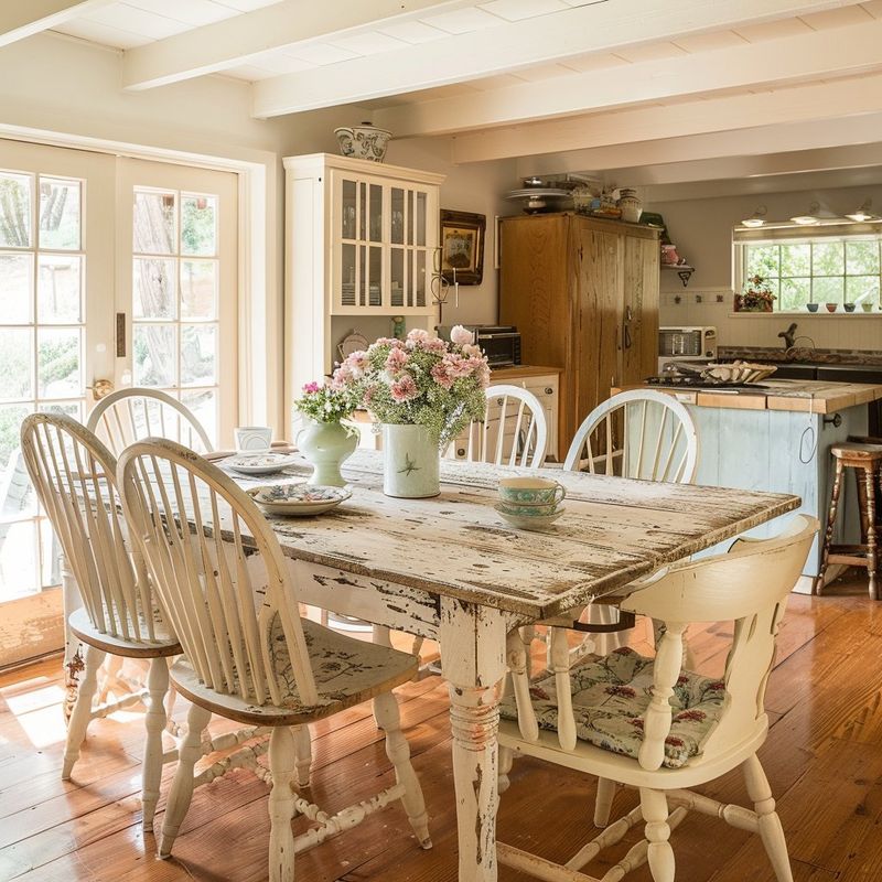 Quaint Farmhouse Table