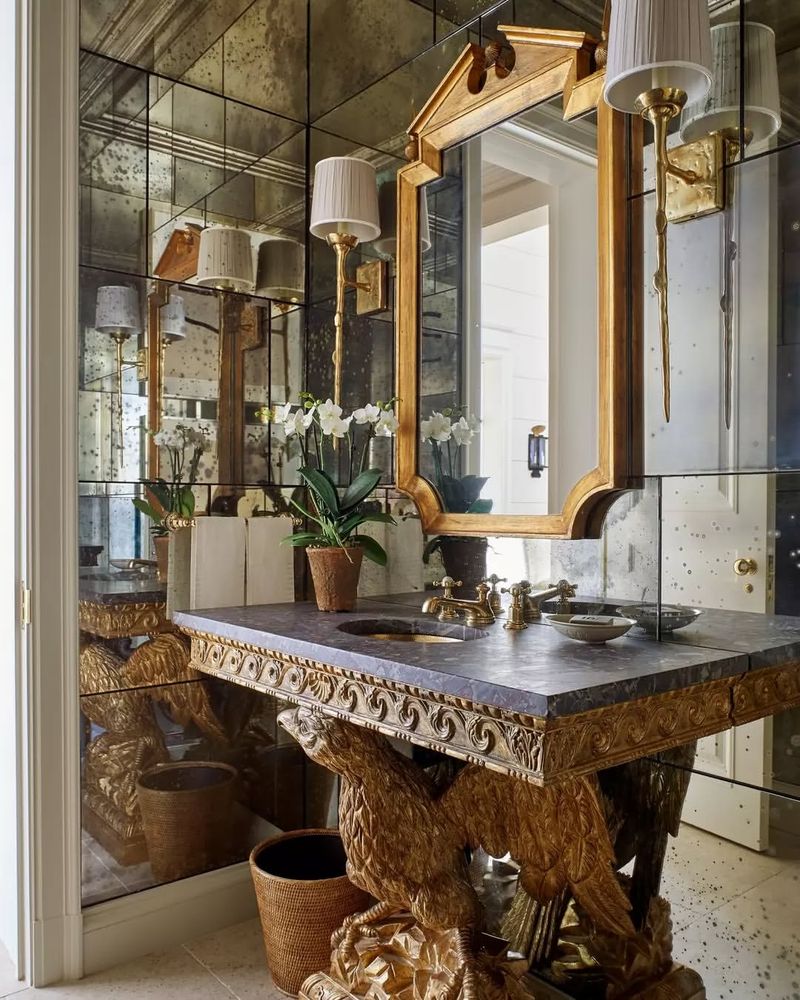 Repurposed Antique Mirrors