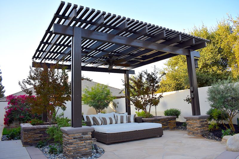 Rock Pergola Base