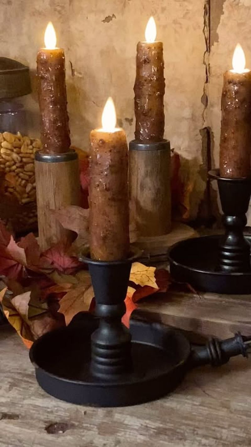 Rustic Candle Holders