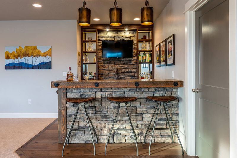 Rustic Home Bar