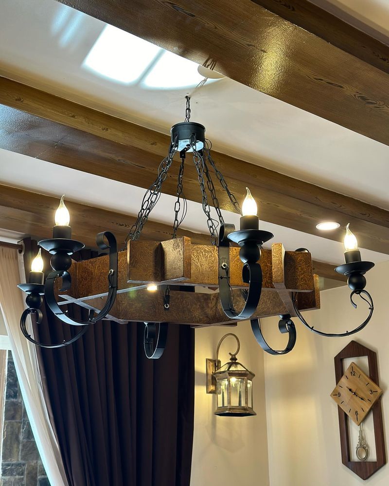 Rustic Iron Chandelier