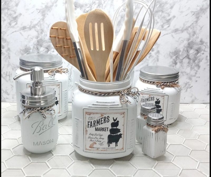 Rustic Kitchen Canisters