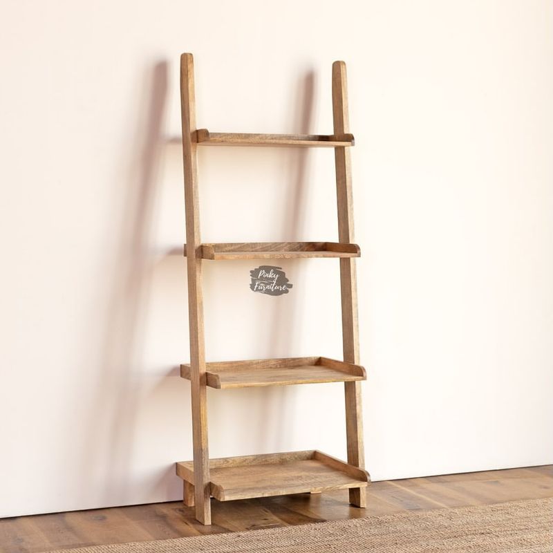 Rustic Ladder Shelf