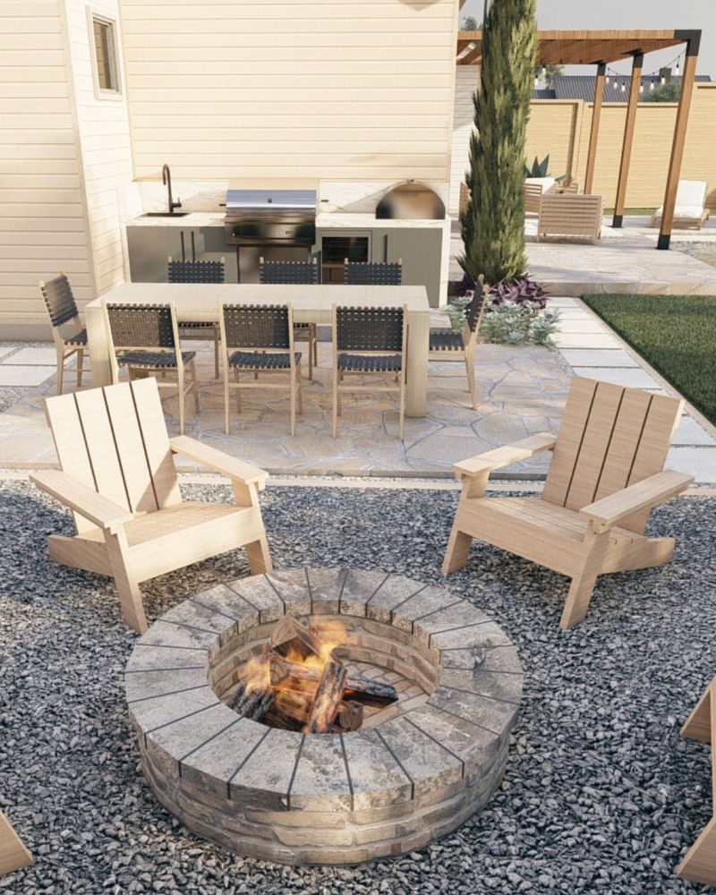 Rustic Outdoor Fire Pit