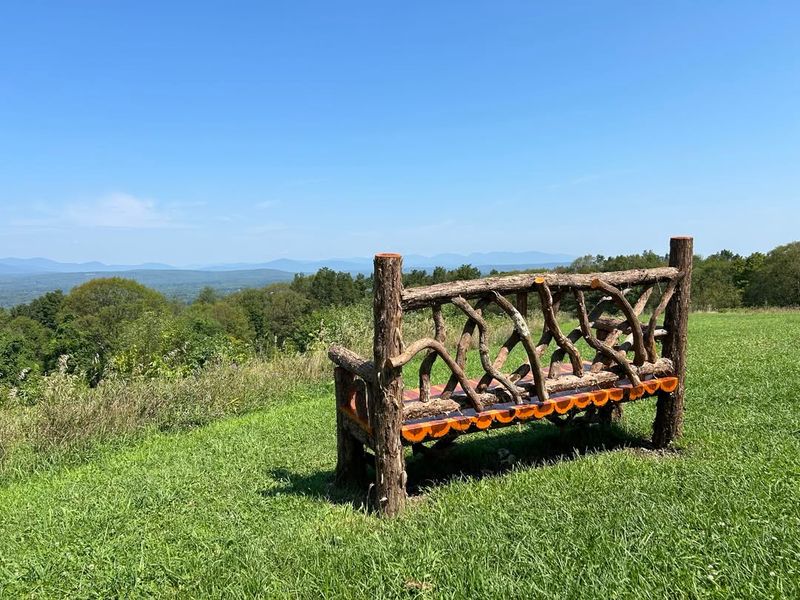 Rustic Wooden Benches