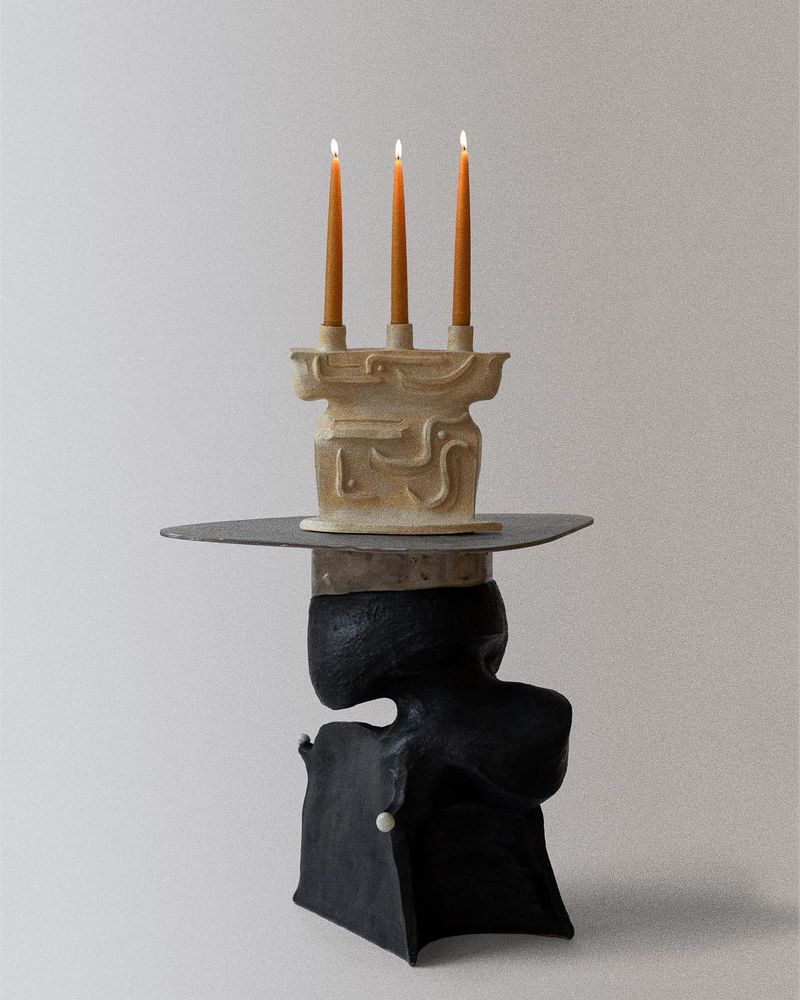 Sculptural Candle Holder