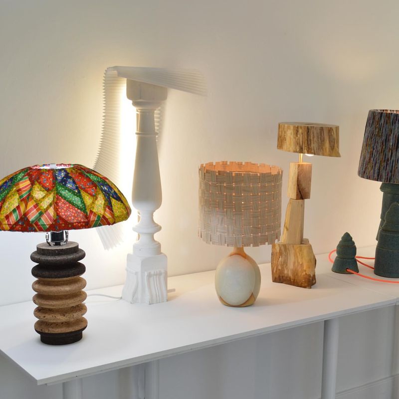 Sculptural Table Lamp