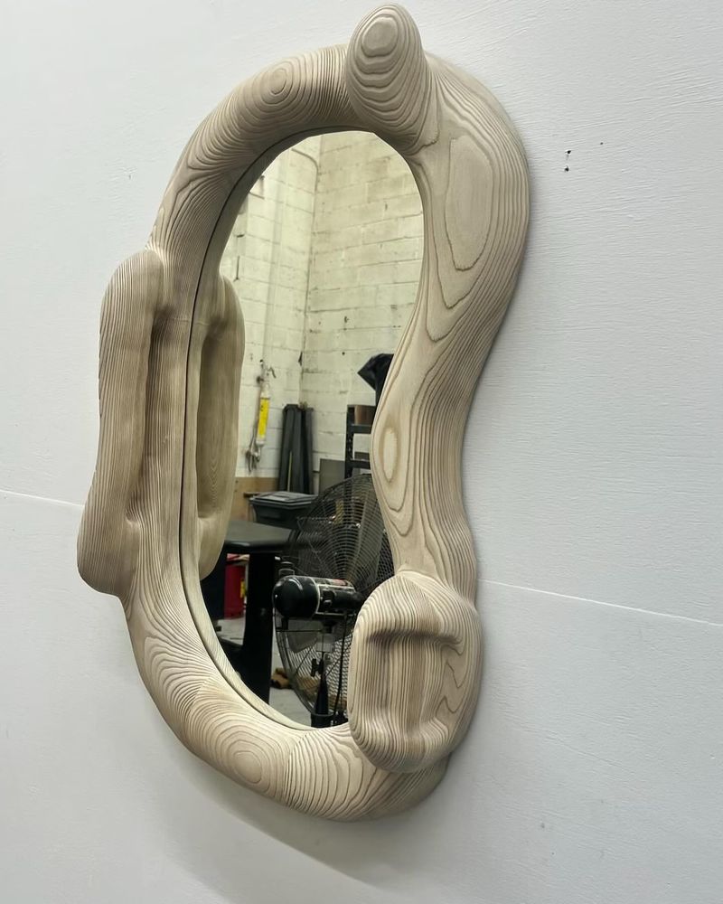 Sculptural Wall Mirror