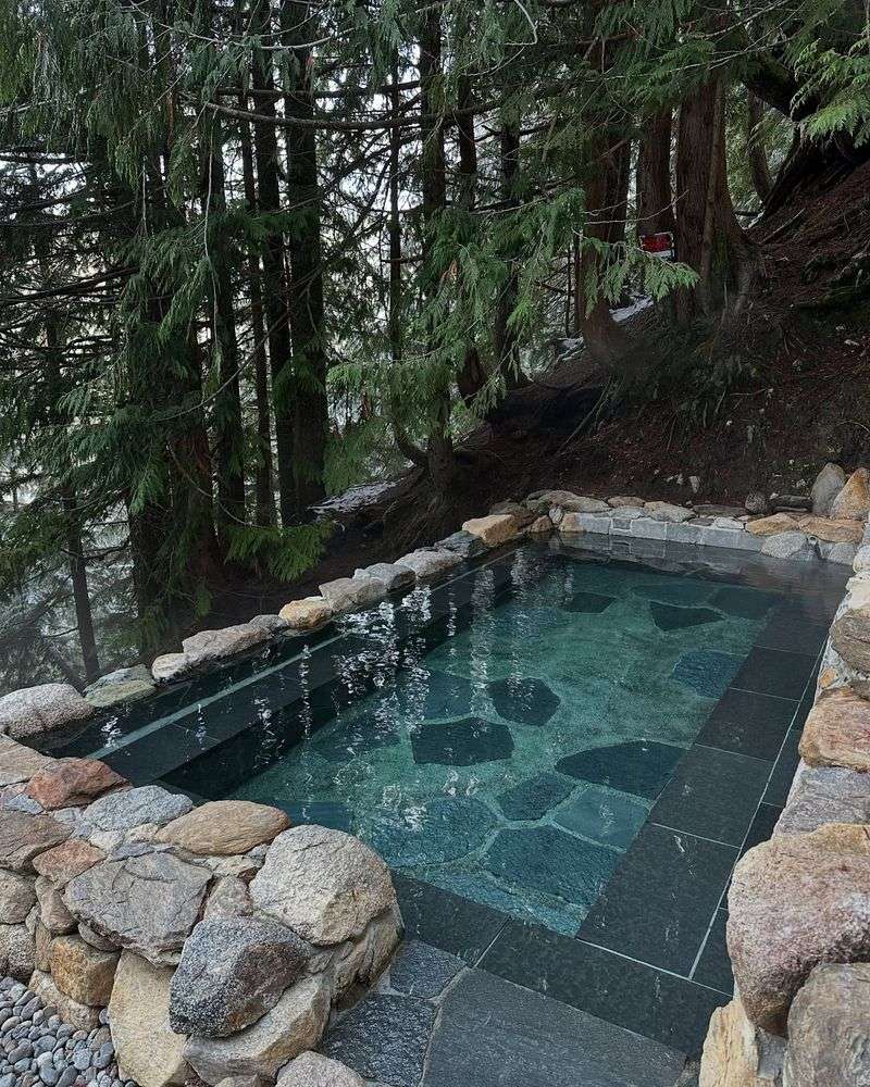 Secluded Forest Pool with Hot Tub