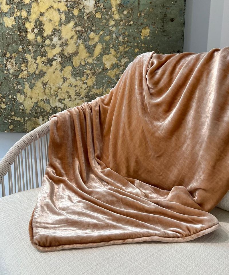 Silk Throw Blanket