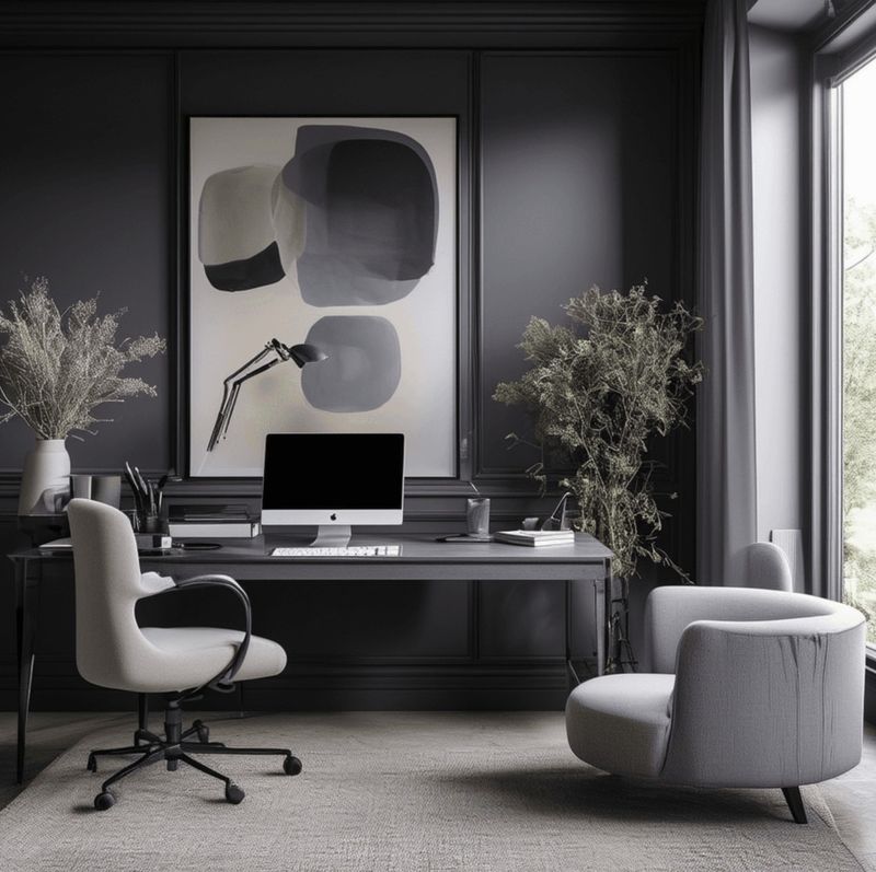 Slate Gray Office