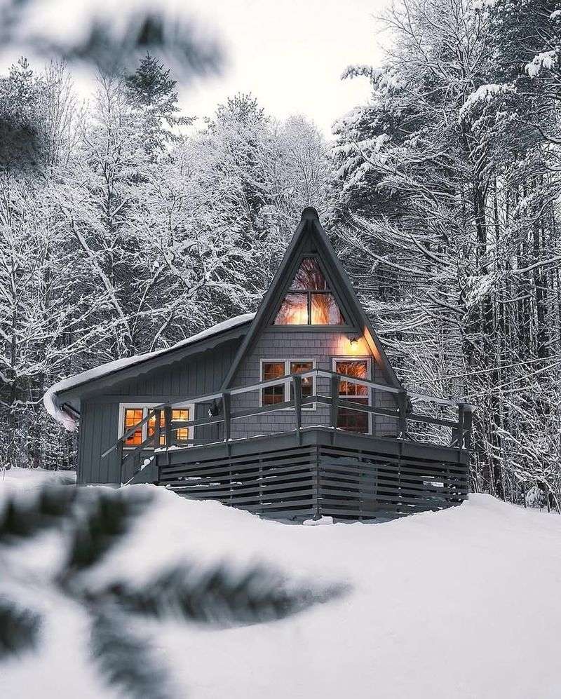 Snowy Forest Retreat