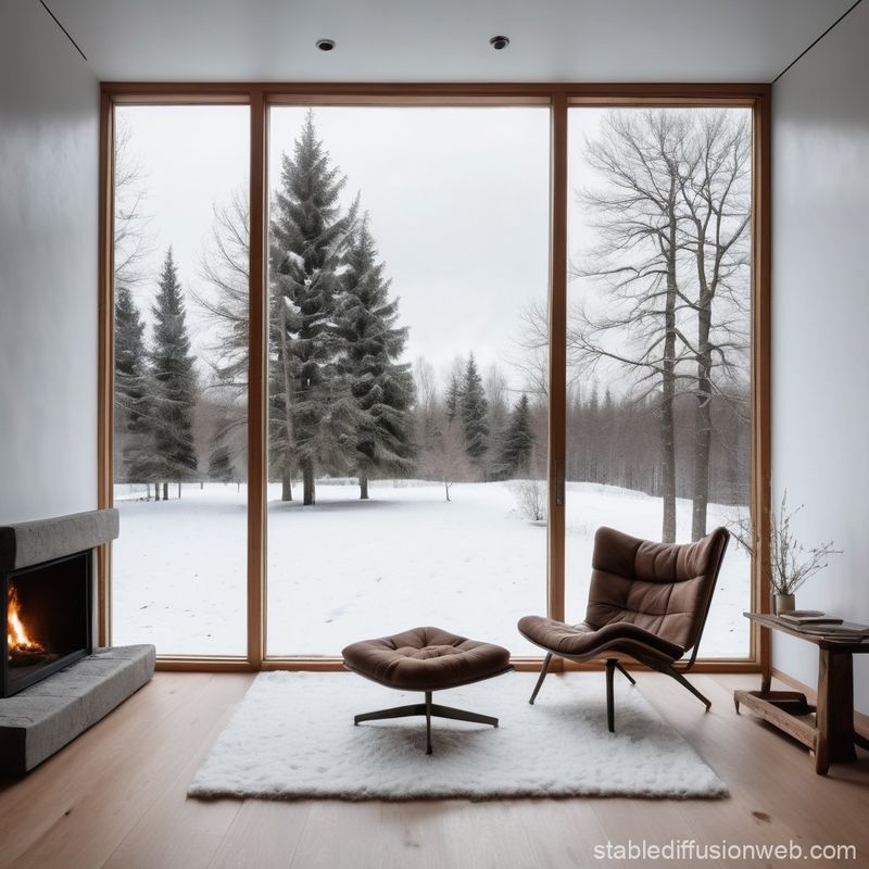 Snowy Window Views