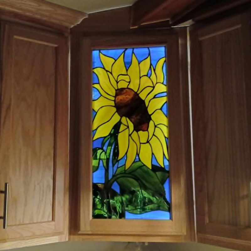 Stained Glass Cabinet Doors