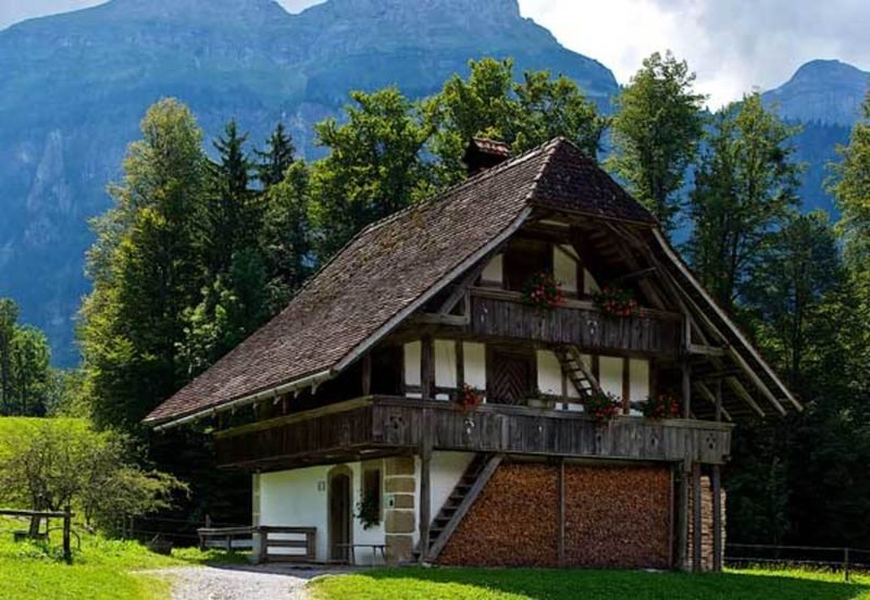 Swiss Alpine Chalet, Switzerland