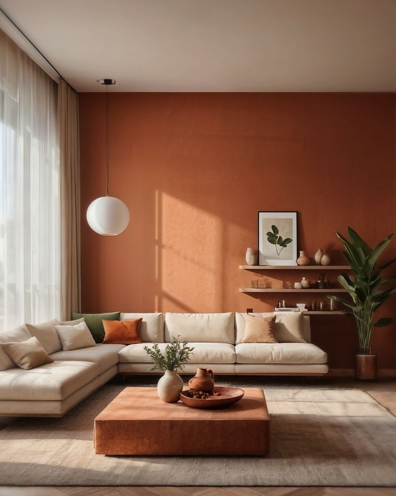 Terracotta Living Room