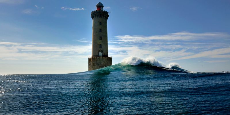 The Blue Lighthouse of Brittany