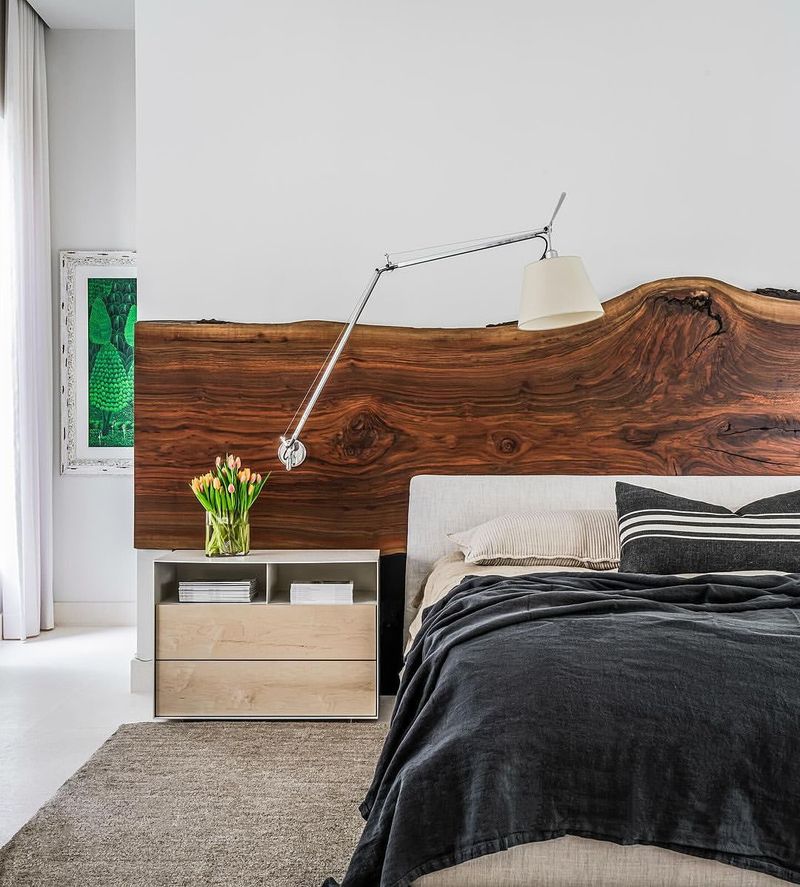 Tree Trunk Headboard