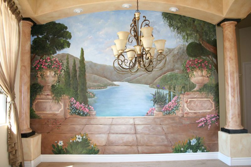 Tuscan-themed Murals