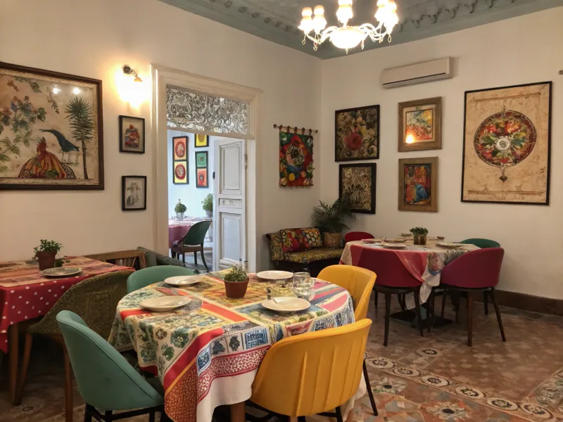 Vibrant Dining Room