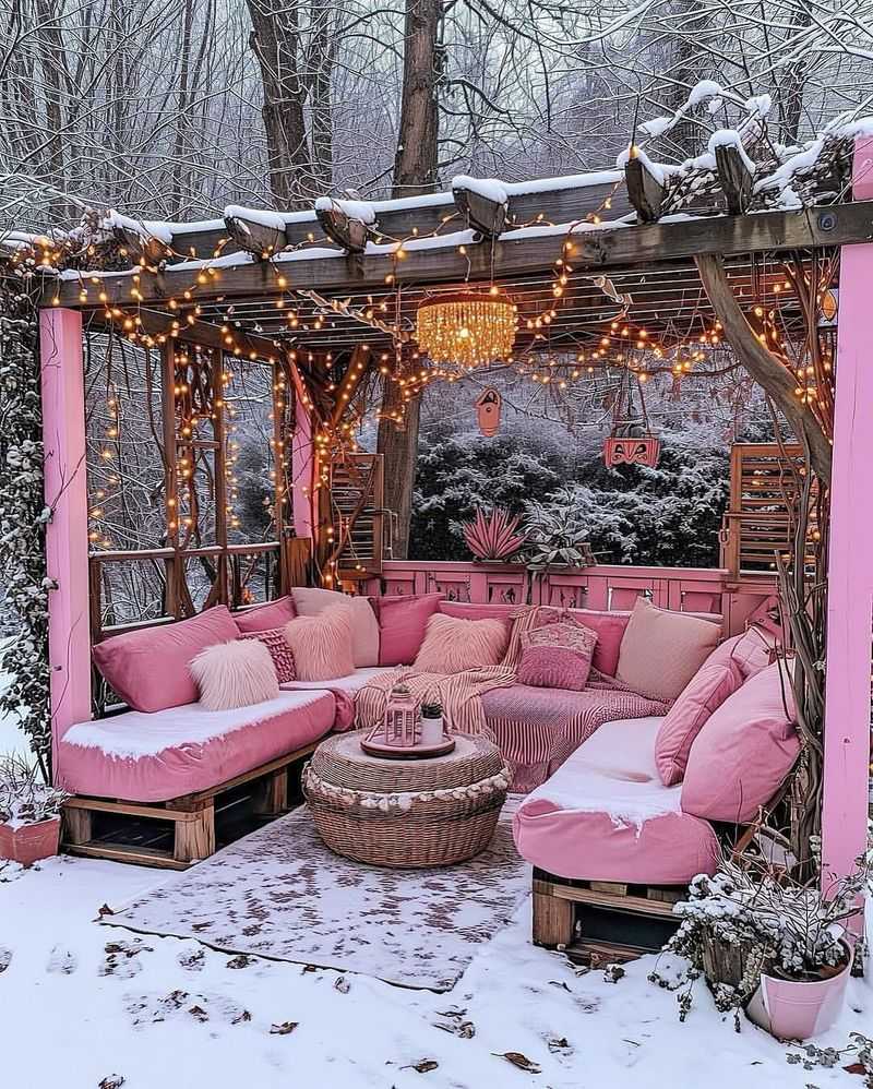 Vibrant Pink Outdoor Furniture