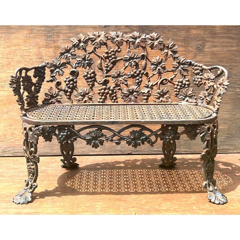 Victorian Cast Iron Garden Bench