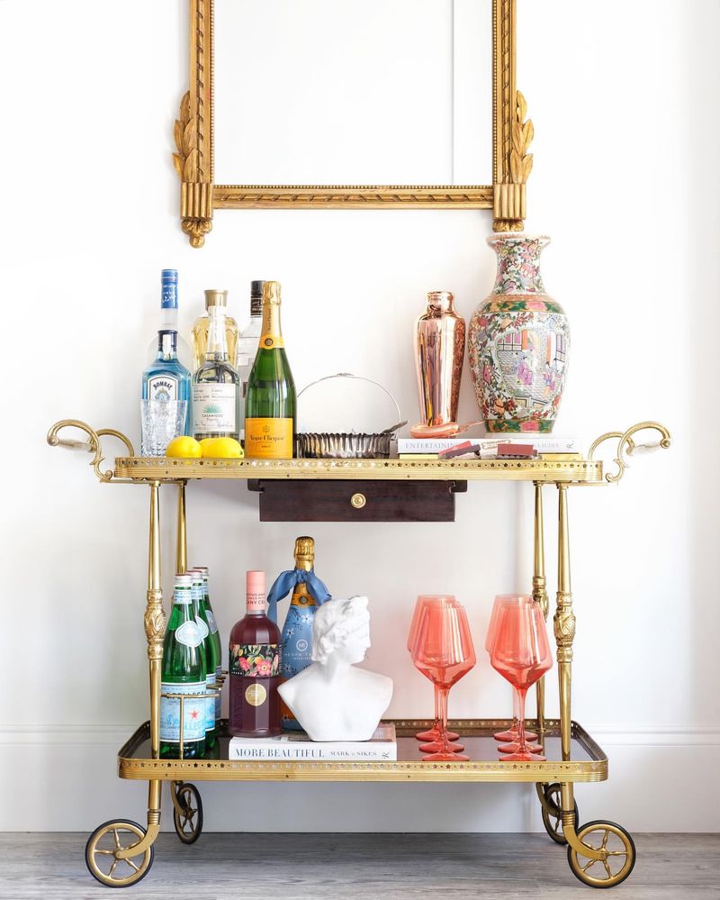 Vintage Bar Cart