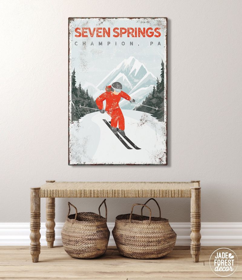 Vintage Ski Décor